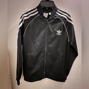 NWOT / Adidas Originals Track Top Jacket Black / White Size 13/14